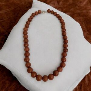 Elegant Genuine Goldstone Necklace